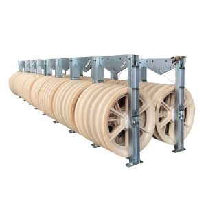 Quality MC Nylon Sheave 60KN 660MM Conductor Stringing Blocks for sale