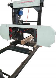 Quality Diesel engine Hydraulic Motor Horizontal Band Saw Mills with Log lifting Arm for sale