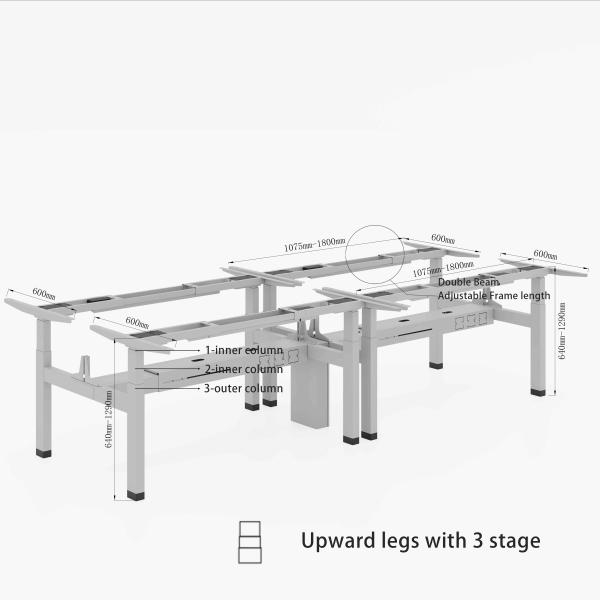 Revolutionize Your Work Office with Uplift Intelligent Lifting Desk in Customized Size