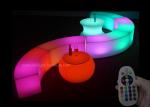 Portable Snake LED Light Bench Rechargeable for Outdoor Party Decoration