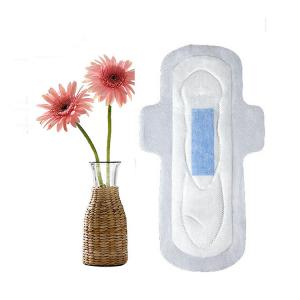 Quality 240mm Natural Cotton Sanitary Pads Organic All Cotton Maxi Pads Perforated Film for sale