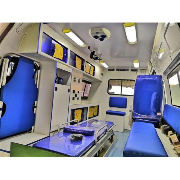 Euro 3 Ford Used Ambulance 3m - 8m Hospital Ambulance Vehicle