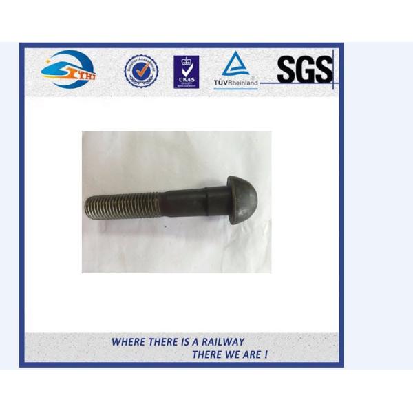 Plain / Black Anodize Hex Bolt And Nut / Train Bolt , Tensile Strength ≥800Mpa
