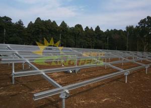 Quality Easy Installation Ballasted Solar Racking Systems Anodized SGS for sale