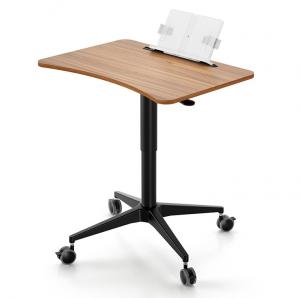 China Upgrade Your Study Space with this Modern Pneumatic Height Adjustable Wooden Table on sale