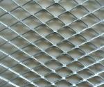 Galvanized Steel / Aluminium Expanded Metal Mesh Panels Plain Weave Perforated