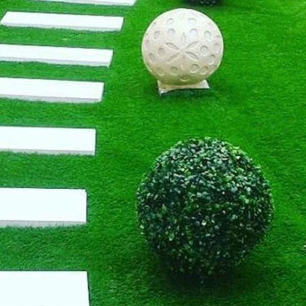 30mm Wear Resistant Non Infill Landscape Artificial Turf With High Performance For Playground And Sports Scenes