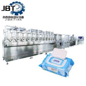 Quality Degradable Wipes Making Machine Customization Fold Minimal Air Consumption for sale