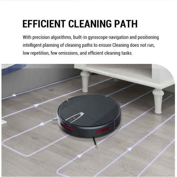 Glomarket Smart Robot Vacuum Cleaner Tuya Wifi House Cleaner With Wifi Laser Navigation 2000PA Suction Vacuum Robot