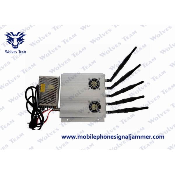 5 Antenna Cellphone Wifi Signal Jammer With Outer Detachable Power Supply