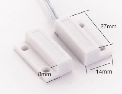 Magnetic Alarm Sensor / Magnetic Switch Sensor Working With Access Control System