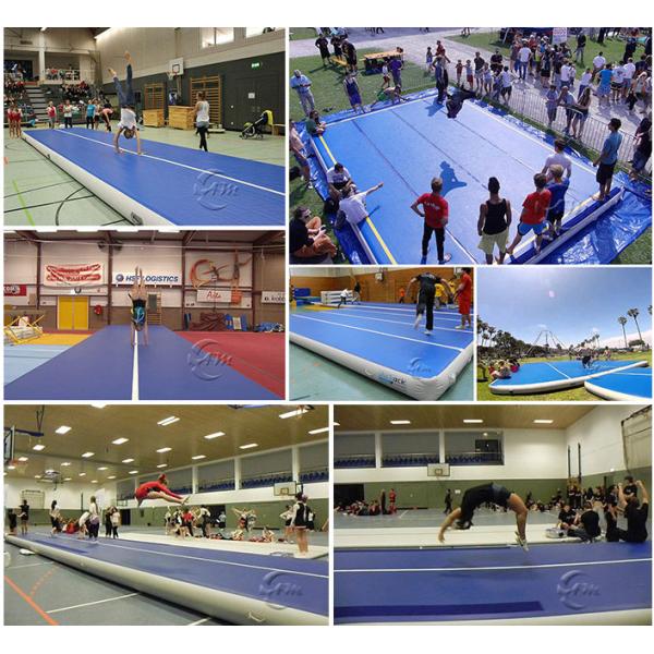 DWF Inflatable Air Mat Exercise Yoga Mat Color Customized For The Water / Ground