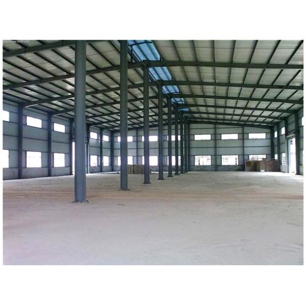 Prefab H-Section Steel Structure Workshop with Bridge Crane
