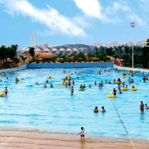 Quality Wave Pool Equipment With Lifeguards Wave Patterns And Lighting Effects for sale