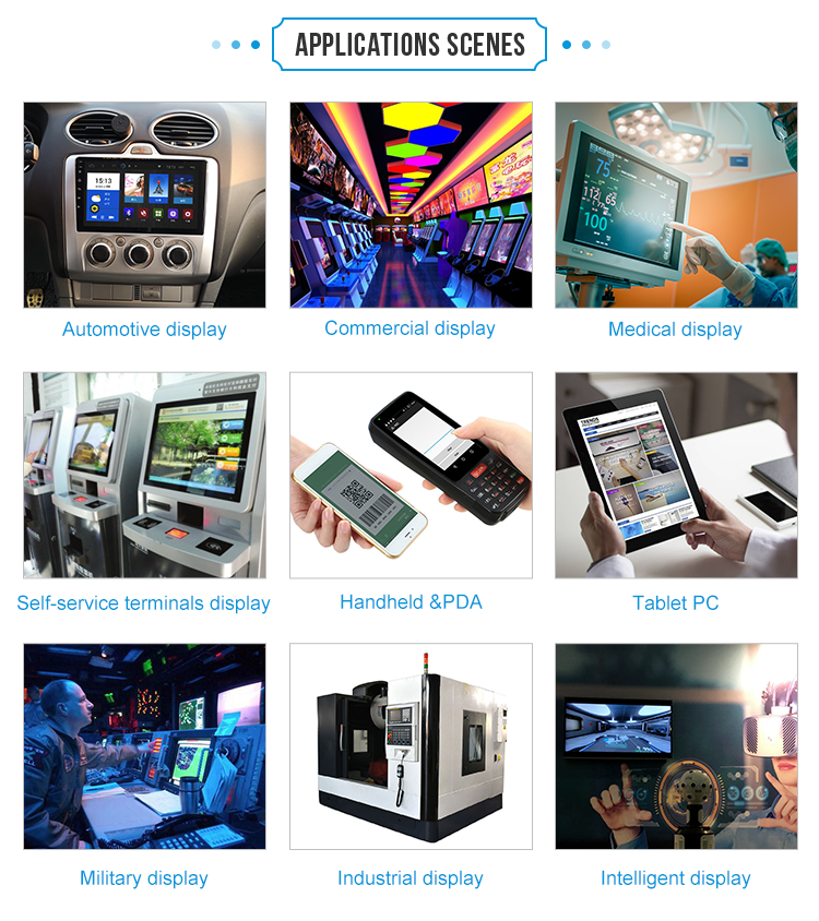 128*64 OLED LCD Module ODM Monochrome Graphic LCD Display For Instruments And Meters