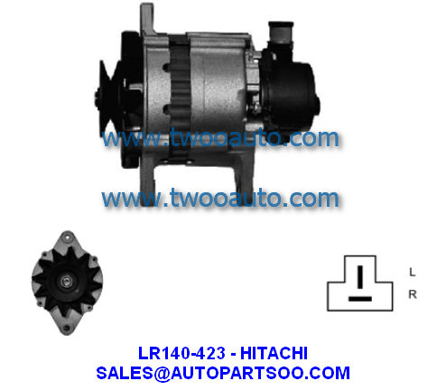 LR140-411G LR140-423 - HITACHI Alternator 12V 40A Alternadores