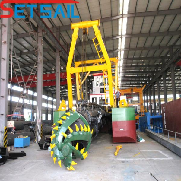 800m3 Hydraulic Water Flow Cutter Suction Dredger for Zinc Spelter Aseptic Technique