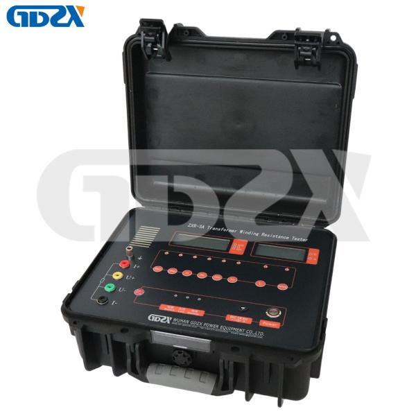 Buy ZXR-3A Wide Measurement Range Transformer Test Equipment , 3A Transformer dc Resistance Tester Meter Fast Test Speed at wholesale prices