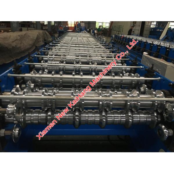 Durable Roof Panel Roll Forming Machine Cut To Length Control For Roofing Profile Lines