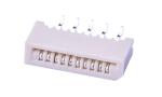 Flat 4 - 40 Pin Fpc To Fpc Connector , 1.0 Mm Fpc Connector 180 Degrees Folding