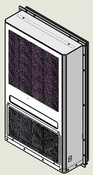 2000W Energy Saving Frequency Variable DC Outdoor Cabinet Air Conditioner RS485 Communication Through MODBUS Protocol