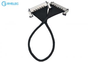 China Jae 51pin 0.5mm Edp Pe51 Male To Re51 Male Micro Coaxial Shield Lvds Cable For Screen Monitor on sale