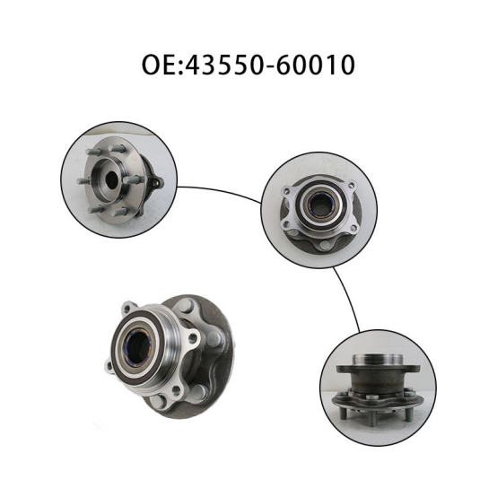 Car Parts Hub Bearings Front Rear Wheel Hub Bearing for TOYOTA Prado / RZJ12 2002-2010 Oem 43550-60010
