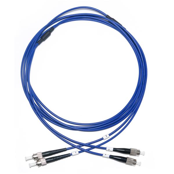 Buy Factory Outlet ST 2/2 Single-Mode-Core Fiber Optic Patch Cord for WLAN LAN minitor computer conmunication at wholesale prices