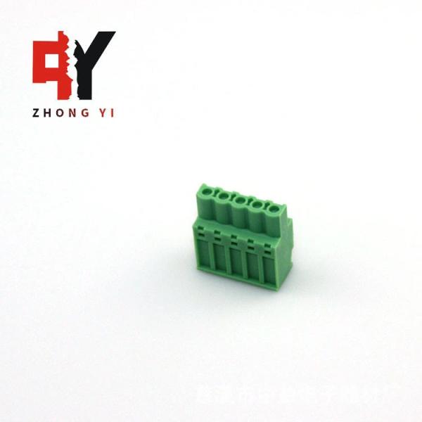 Wide Spacing PA66 Pluggable Terminal Block 7.5/7.62 Mm 28-12AWG HQ2EDGKA Female Electric