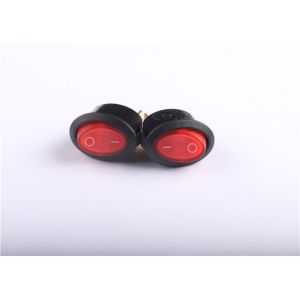 Quality Red SPST Oval LED Rocker Switch for sale