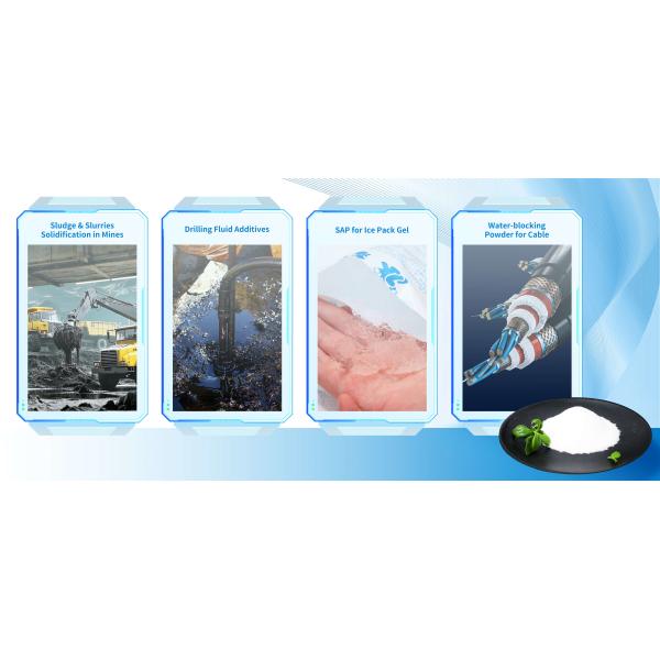 Environmentally Friendly Sap Super Absorbent Polymer 9003-04-7 Sap Sodium Polyacrylate