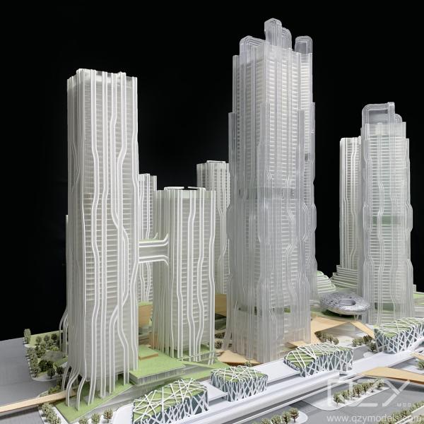 Shang'chu CAUPD 1/500 Guangzhou Haizhu Innovation Bay Lijiao Core Area Urban Design Model