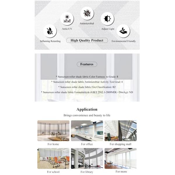 100% Polyester Blackout Waterproof Zebra Blinds Fabric Popular Zebra Roller Fabric