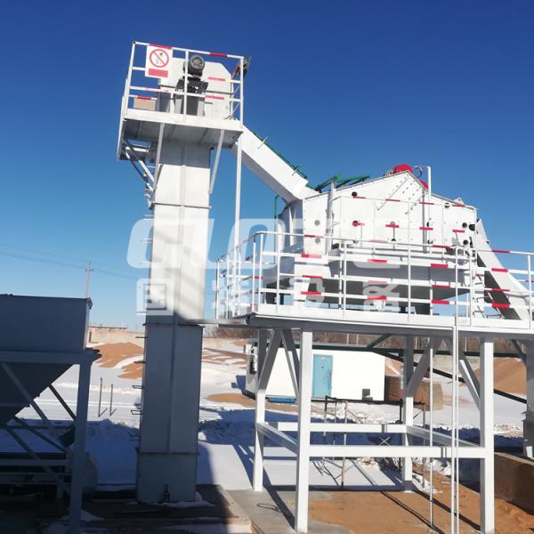 Buy Linear Vibrating Screen Dewatering Machine Dehydrated Medium Screen Customers' Request at wholesale prices