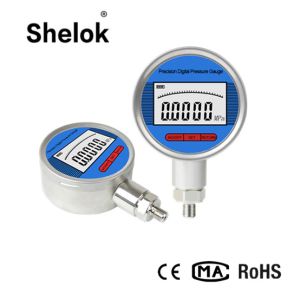 China Water RS485 RS232 oil air digital pressure gauge manometer 100mm on sale