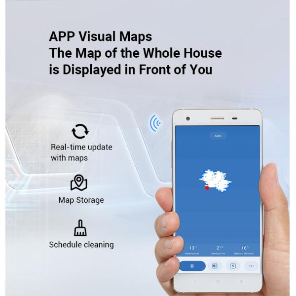 2021 OEM Tuya APP and Remote Control Make Map Smart Self Cleaning Robot Smart Automatic