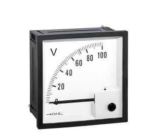 Quality Oem Odm Analog Panel Voltmeter Indicating Pointer 90 Degree Rotation Good Appearance for sale