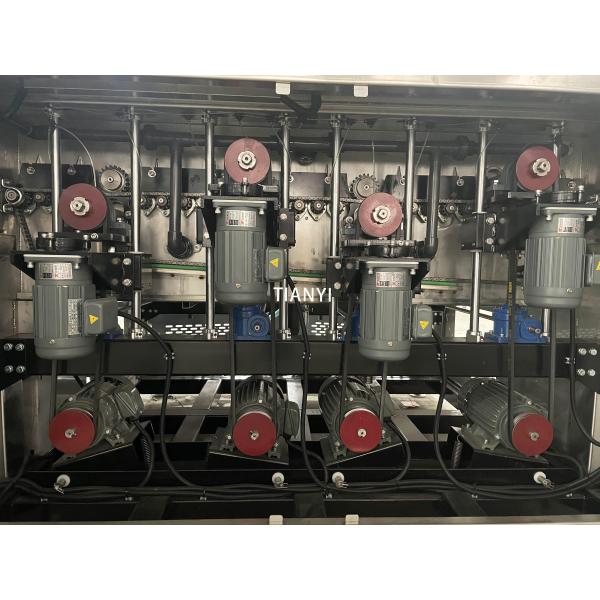 Stainless Steel Brushing Machine For Metal Label / Signs / Stickers / Nameplates