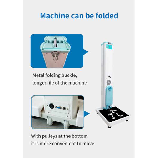 SH-200 Digital Weight and Height Measurement Scale Stainless Folded Digital Height and Weight Measuring Scale
