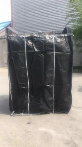 Quality Customized PP Woven Black Carbon Bulk Bag Carbon Black Containers for sale