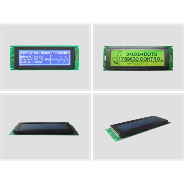 240×64 Dots Monochrome Graphic LCD Display 200cd/m2 Durable Construction Lcd Screen