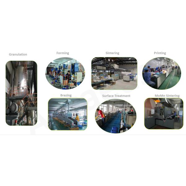 330 Kpsi Insulating Electronic Ceramic Components Customized Metallized Alumina Ceramics