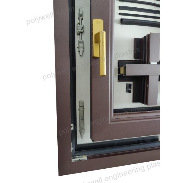 Typhoon Resistant Balcony Push Pull Windows Aluminum System Broken Bridge Profile