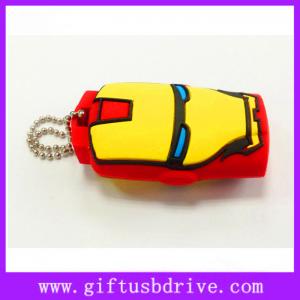Quality Lovely cartoon Iron Man shape USB sticks pen drive for sale