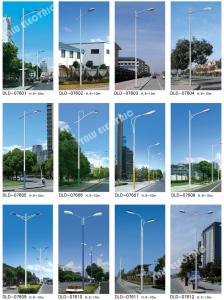 Quality 6Meters Octagonal street light poles SS400 Q235 steel HDG LED street lighting pole factory supplier for sale