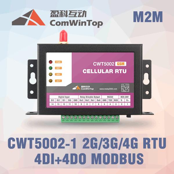 CWT5110 Wireless Modbus RTU GPRS I O Module With 4 Di 4Do Environmental