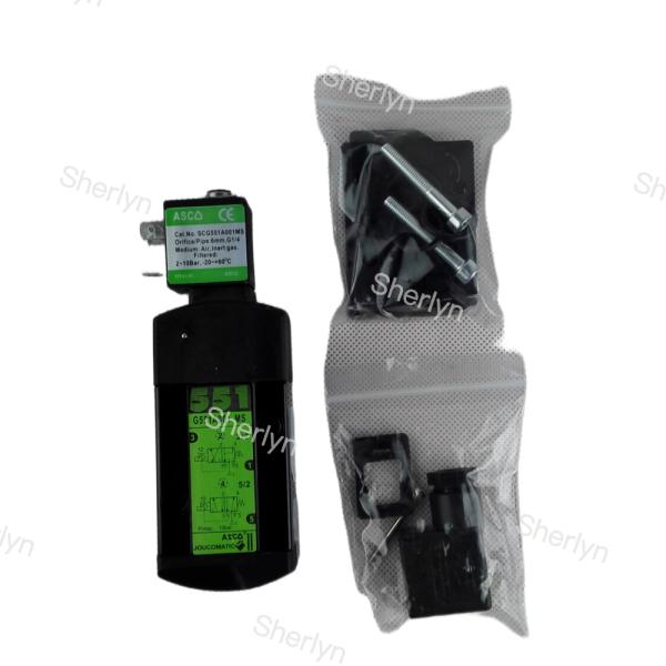 ASCO Two Position Five Way Solenoid Valve SCG551A018MS Double Coil