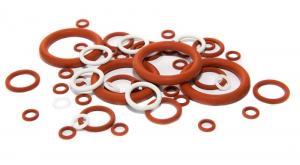 China High Performance Silicone Gasket Ring Hot Pressing Molding , Temperature -50℃-200℃ on sale
