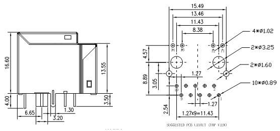 HFJV1-E1G46-L12RL Equivalent Ethernet Connectors 1G EXT TEMP Vertical RJ45 MAG