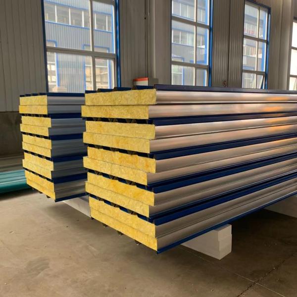 External Wall Insulation Hydrophobic Rock Wool Sandwich Board Fire Retardant